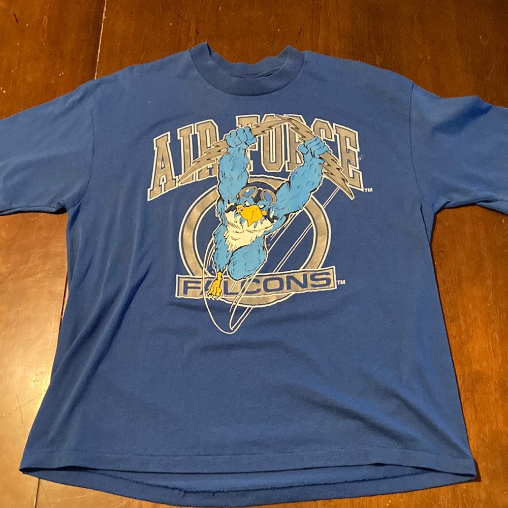 Vintage 1990 Air Force Falcons Tee XL Stedman